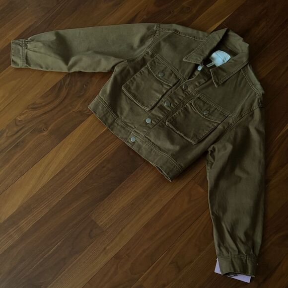 AVEC LES FILLES Denim Jacket sz Medium NWT - Picture 8 of 12